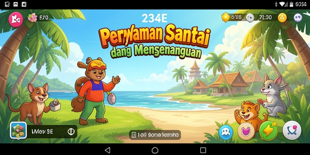 Tampilan menarik gameplay 234E yang seru dan santai.