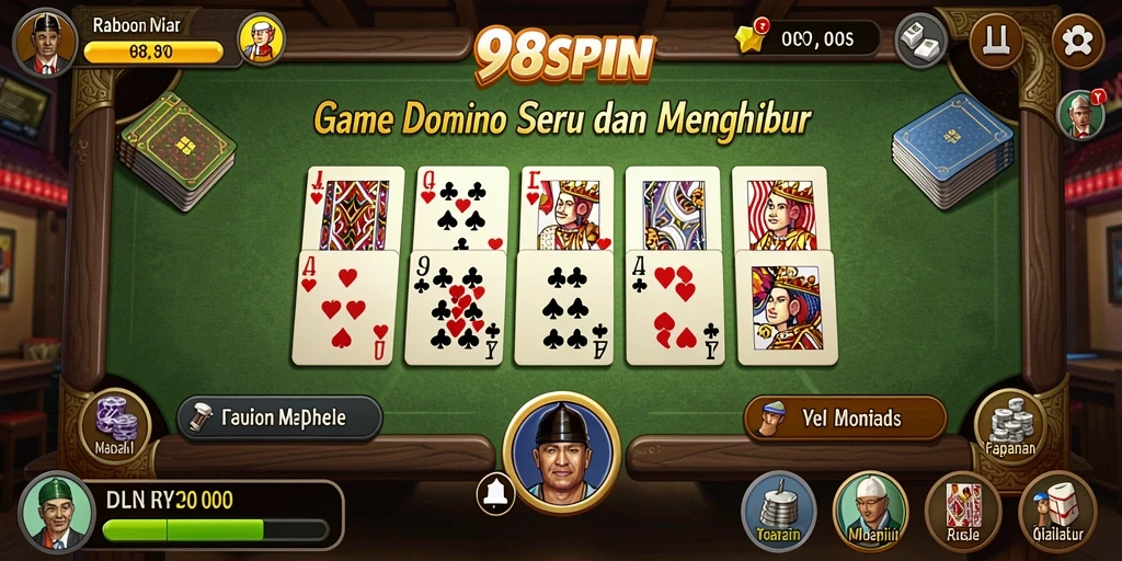 Screenshot gameplay 98SPIN yang menunjukkan keseruan bermain Domino.