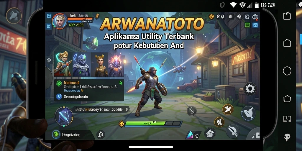 Tampilan antarmuka ARWANATOTO yang user-friendly dan menarik.