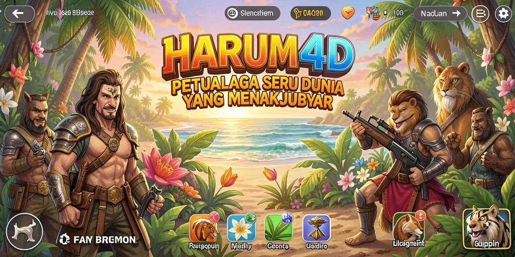 Tampilan gameplay seru dan menarik dari HARUM4D.