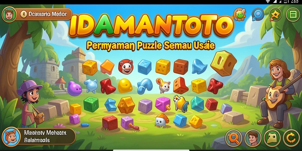 Screenshot gameplay IDAMANTOTO yang menunjukkan berbagai level menarik.