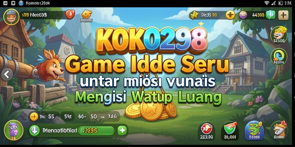 Tampilan gameplay KOKO288 yang menarik dan penuh warna.