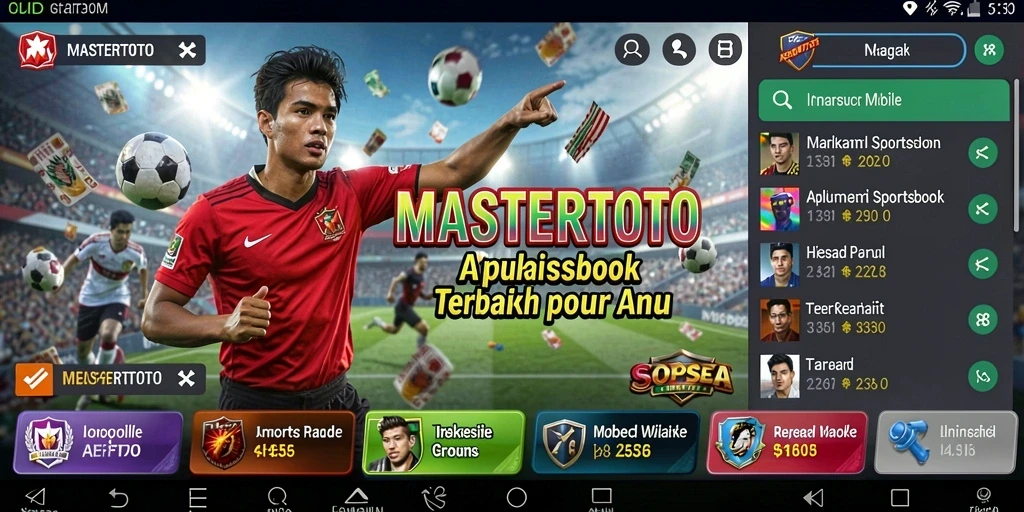Tampilan gameplay MASTERTOTO yang menarik dalam taruhan olahraga.