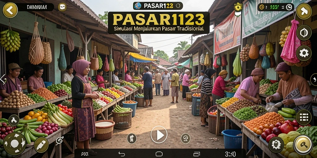 Tampilan gameplay PASAR123 yang menarik dan interaktif.