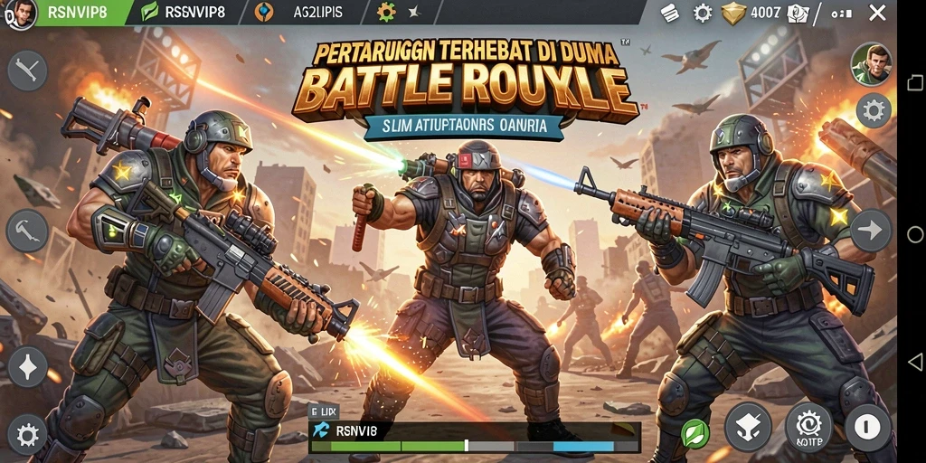 Tampilan gameplay RSNVIP8 yang menegangkan dan penuh aksi.