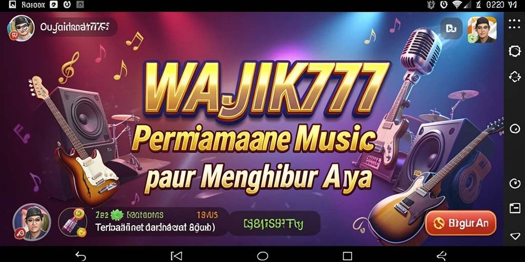 Tampilan gameplay WAJIK777 yang interaktif dan penuh warna.